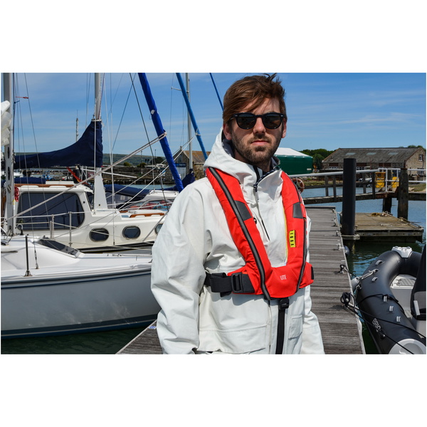 2026 Spinlock Deckvest Lite Life Jacket DW-LTE / AMR - Red